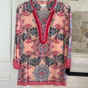 Woman tunic pink size S